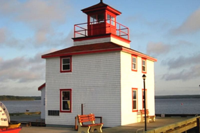 The 1905 replica Gulf-style lighthouse which houses the Lighthouse Centre